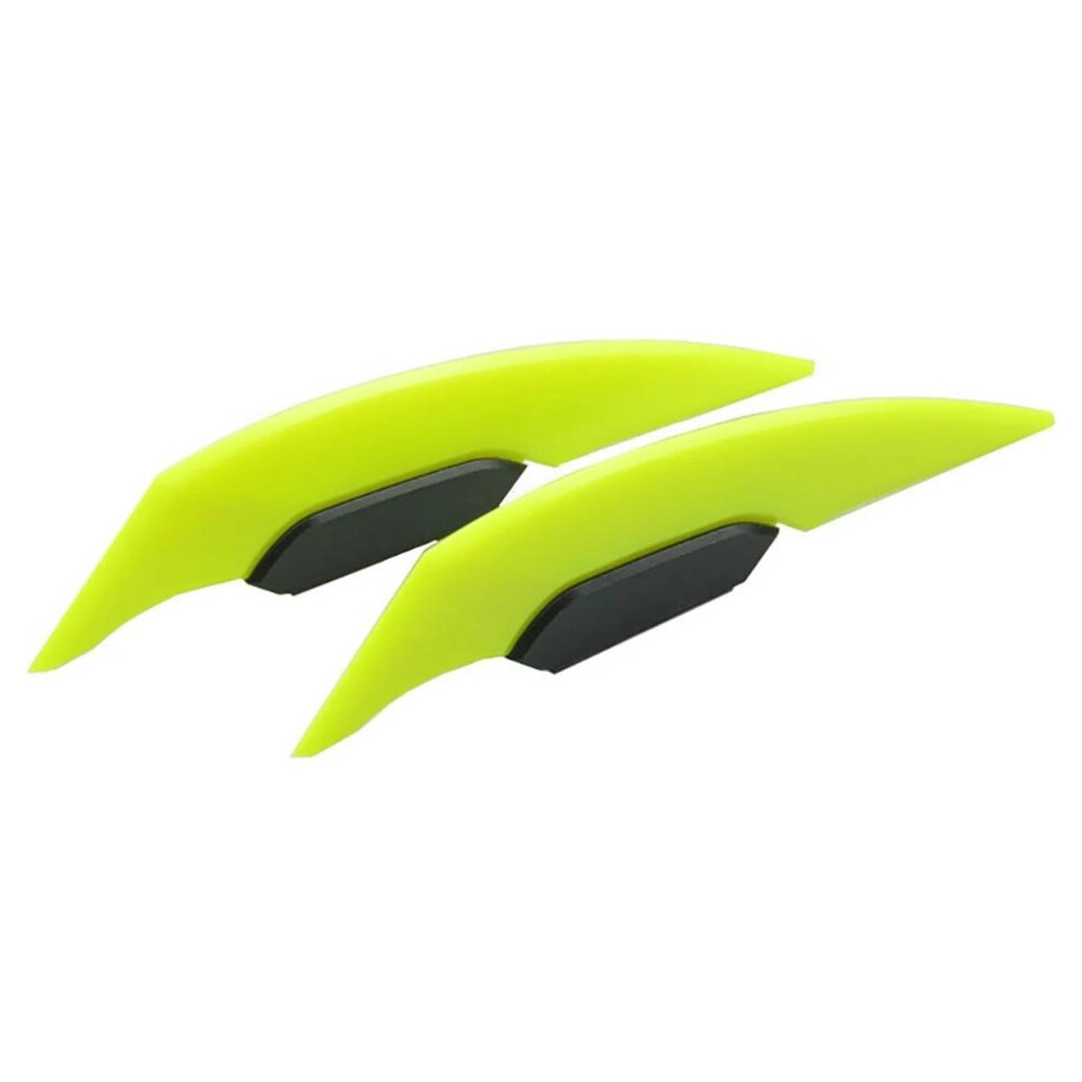 Motorcycle Winglet Fairing Kit Aerodynamic Speed Boost For Yamaha R6 R125 Nmax125 Yellow 9365369079403