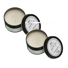 Xubond-Kerze, Premium-Kerzen im Glas in Kleinserie: Für einen eleganten Raumduft, ideal als Geschenk und Dekoration. Kerzen, Schwarz, Wohnaccessoires