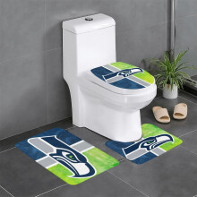 Seahawks Team 3-delt baderomsteppesett, sklisikkert baderomsteppe 61 x 40 cm