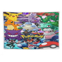 Pokémon Módní tapiserie Obývací pokoj Ložnice Dekorace Tapiserie Závěsná látka Umělecké pozadí Tapeta