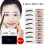 Eyebrow Stencil Kit for Beginners with 8 Shape Options, Reusable Templates and Alignment Guides 2