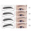 Eyebrow Stencil Kit for Beginners with 8 Shape Options, Reusable Templates and Alignment Guides 5