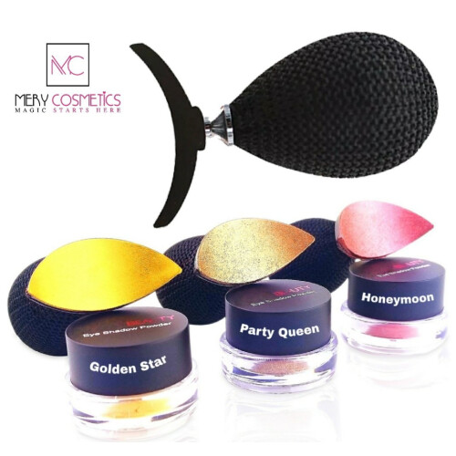 Eyeshadow Stamp Crease Applicator Kit with Pigmented Powder, Washable Silicone, BeginnerFriendly