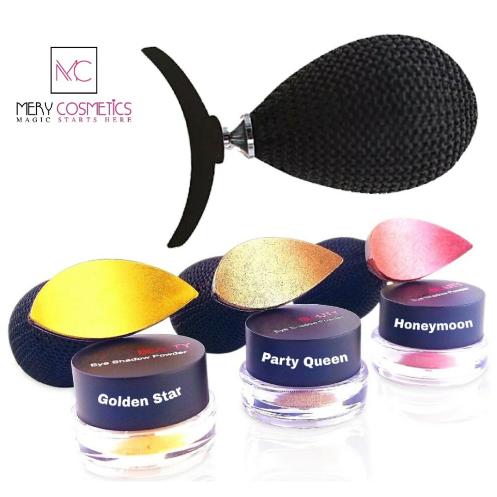 Eyeshadow Stamp Crease Applicator Kit with Pigmented Powder, Washable Silicone, BeginnerFriendly