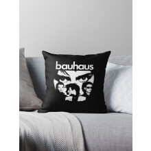 AIVO Bauhaus Rock Band 80s Muziek Cadeau Fan Sierkussenhoezen Kussenhoes Bank Tweezijdig