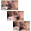 Eyeshadow Stamp Crease Applicator Kit with Pigmented Powder, Washable Silicone, BeginnerFriendly 5
