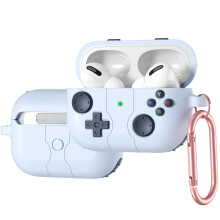 Etui til kompatible med AirPods Pro2 3D Gamepad Gameboy Høretelefontilbehør Blødt Beskyttelsesetui til kompatible AirPods1/2/3