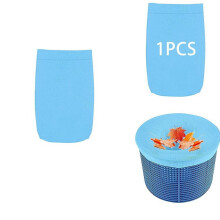 Chaussettes filtrantes Kayannuo pour skimmer de piscine, filets à mailles fines pour piscines hors sol et enterrées, bleues - Compatibles avec