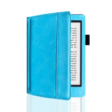 Capa inteligente magnética em couro PU para Kobo Aura Edition2 (Modelo: N236), com ativação/desativação automática, compatível com