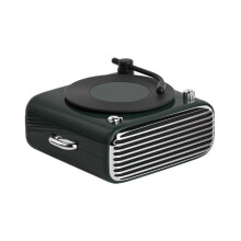 Clearance! lulshou Vinyl Wireless Bluetooth Speaker, Home Aromatherapy, Portable Small Stereo, Mini Outdoor Sports Wireless Bluetooth Speaker Green