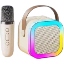 Stellaya Mini Karaoke Gép 2 Vezeték Nélküli Mikrofonnal, Hordozható Bluetooth Hangszóró Gyerekeknek, Őszi Ajándék