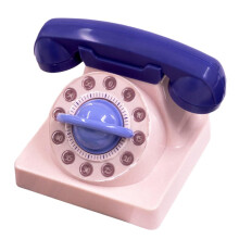 Organizator mecanic în formă de telefon cu desene animate, cu înfășurare manuală, rotație la 360 de grade, potrivit pentru organizatorul de