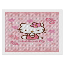 Hello Kitty diamantkonstmålningsset för vuxna, kompatibel med 5D fullborrade runda diamanter, 30x40 cm gör-det-själv-stensarbete