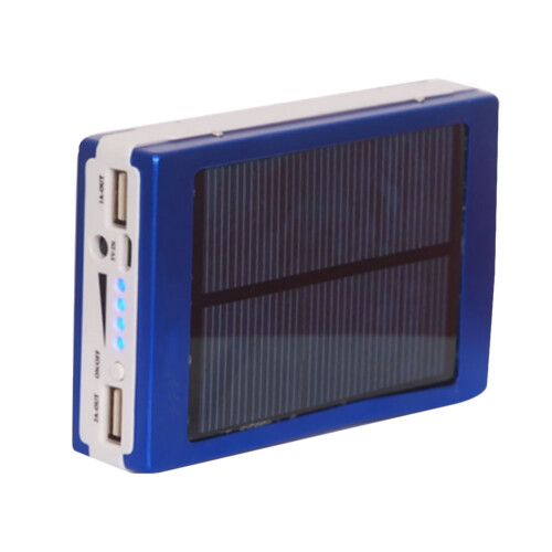 Lanterna de acampamento elétrica solar Onaparter, azul