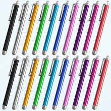 Pacáiste 20 Peann Stylus le Barr Snáithín Mogaill & Corp Alúmanaim, Ag luí le iPad, iPhone, Fón Cliste, Táibléad