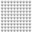 Guangmc1000pcs επίπεδες στρογγυλές χάντρες διαχωριστικού για κατασκευή κοσμημάτων DIY 1