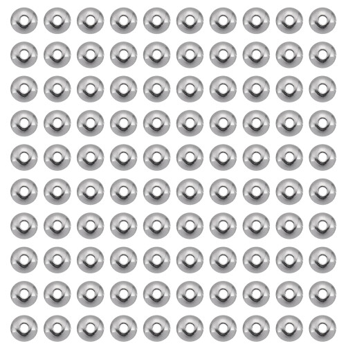 Guangmc1000pcs επίπεδες στρογγυλές χάντρες διαχωριστικού για κατασκευή κοσμημάτων DIY
