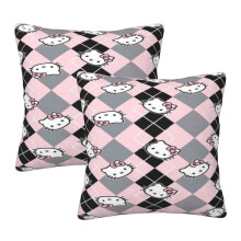 Hello Kitty -koristetyynynpäälliset, 2 kpl pakkaus vuodesohvatyynyliinoille olohuoneeseen, 30 cm x 40 cm