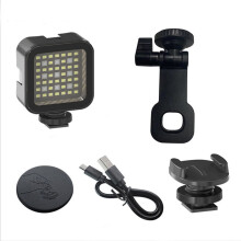 Mini lampe LED RGB multicolore pour la plongée (30 m), portable, pour téléphone, diffusion en direct et appareil photo.