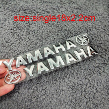 Motorcykel Tank Logo Klistermærker Yamaha | Yamaha Motorcykel Tankdæksel - 3D Yamaha Big Silver