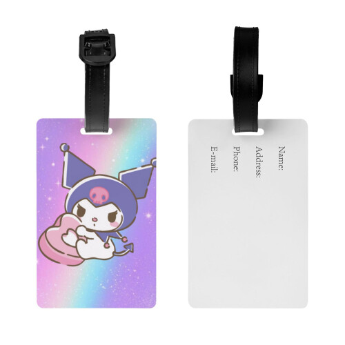 Χαριτωμένη ετικέτα αποσκευών Mewtwo Pokemon για βαλίτσες, διακοσμητικά είδη, δώρο, 1