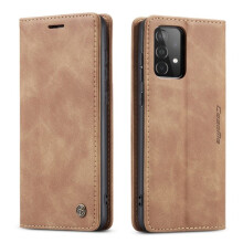 Capa carteira CASEME013 compatível com Samsung Galaxy A52 4G/5G e A52s5G - Marrom