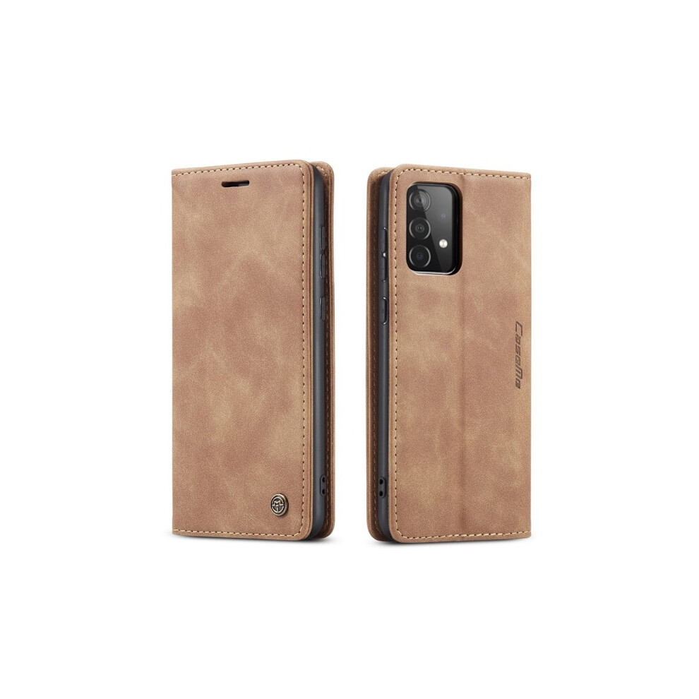 Caseme 013 Wallet Case For Compatible With Samsung Galaxy A52 4G/5G & A52s 5G - Brown 9448196107027
