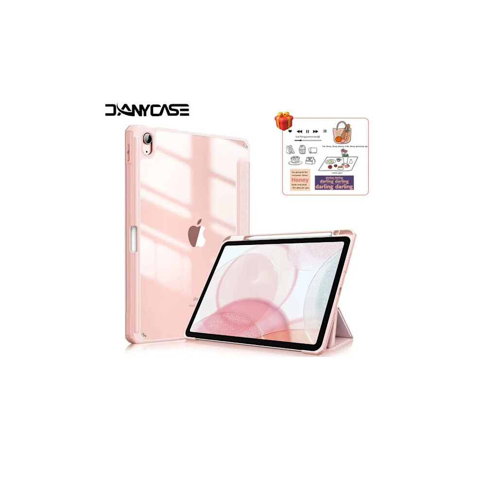 Case For Compatible With Ipad 13 M2 M4 2024, Compatible With Ipad Air 11 Air 5/4 10.9, Pro 11, Mini 7 6 8.3, 10Th 10.9 9.7, 5/6Th, Pink 9448196106860