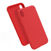 Compatibil cu iPhone XS Max - Husă elegantă din silicon de la LEMAN Red