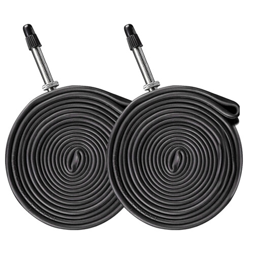 2 camere d'aria per bicicletta da strada, 700x28C, valvola da 60 mm 1