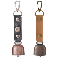 Eease Travel Backpack + 2 Cow Horse Sheep Grazing Bells + Iron Bell Wind Chimes