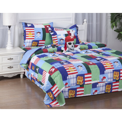 SAMIMPORT-2011 6-Piece Orange Bed-in-a-Bag Sets, Twin