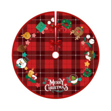 GAZHEK Moins de 10 dollars, Décorations de Noël, Coloré, Ornements de Noël, Jupe de sapin imprimée, Décoration de sapin de Noël pour la maison