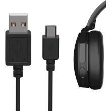 Cabo carregador curto micro-USB para fones de ouvido, compatível com Skullcandy Hesh2, Hesh3, Indy True, Indy Evo, Sesh e Dime.