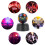 Μίνι λάμπα RGB με μπαταρία για DJ, φλας σκηνής για πάρτι, μπαρ, σπίτι, εξωτερικούς 7