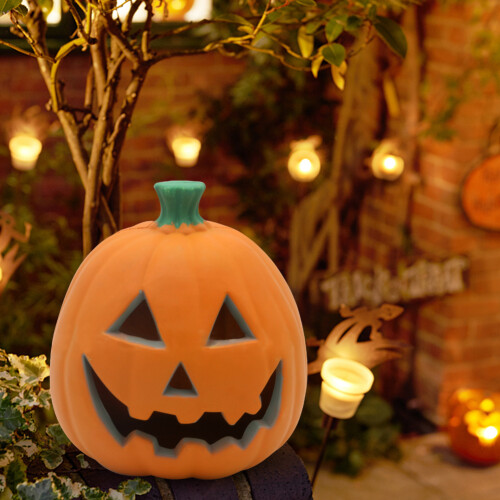 HBASD Φανάρι κολοκύθας LED για το Halloween, Παιχνίδι με φανάρι κολοκύθας για είδη πάρτι 2