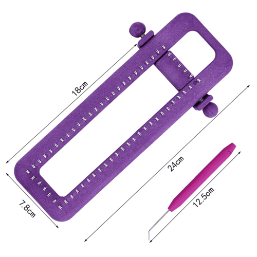 Adjustable Hosiery Scarf Knitting Machine DIY Hand Tools Plastic Knitting Machine Home Sewing Tools 2