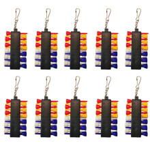 10 sett golfballkroksett golfholder golftilbehør tee-holderklips tees golf tee-holderkrok