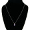 Ensemble pendentif, collier et boucles d'oreilles en véritable améthyste violette 4