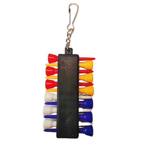 10 sæt golfboldkroge sæt golfholder golftilbehør tee holder klips tees golf tee holder krog 2