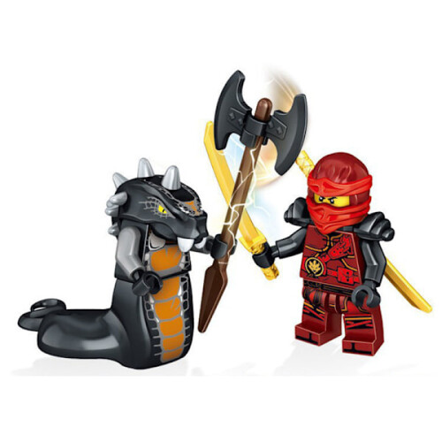 Ensemble de 24 figurines de ninjas Kai, Jay, Sensei Wu, Maître, Blocs de construction, 24 pièces/ensemble 2