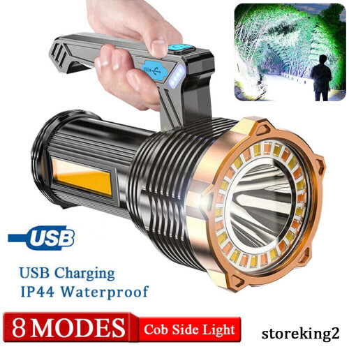 Tmalltide Super Kirkas LED 22000000lm Taskulamppu