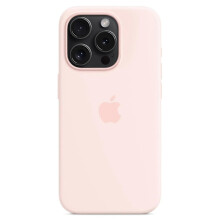 Silikonhülle, kompatibel mit iPhone 15 Pro, MagSafe-kompatibel (FMY), Pink698