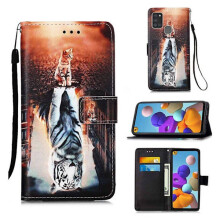 Wallet Case compatible with Samsung Galaxy A21s - Reflection