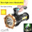 Tmalltide Super Kirkas LED 22000000lm Taskulamppu 3