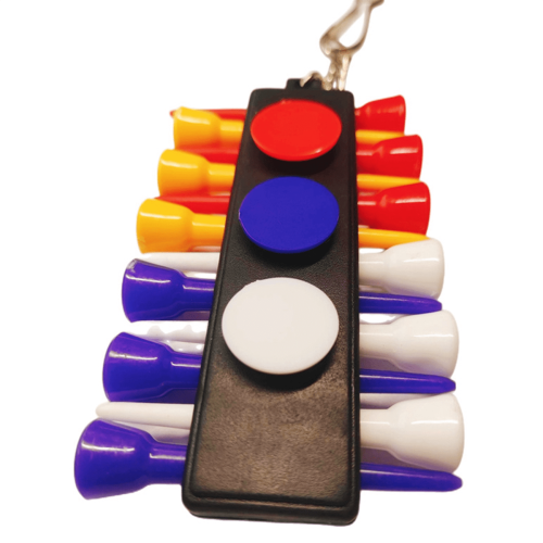 10 sæt golfboldkroge sæt golfholder golftilbehør tee holder klips tees golf tee holder krog 1