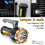 Tmalltide Super Kirkas LED 22000000lm Taskulamppu 8