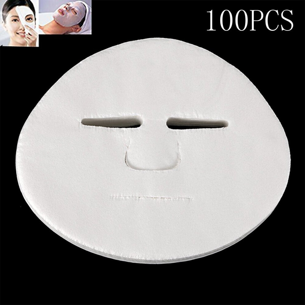 Compressed Facial Sheet Mask 100pcs DIY Cotton for Skincare Deep Hydration Travel Friendly