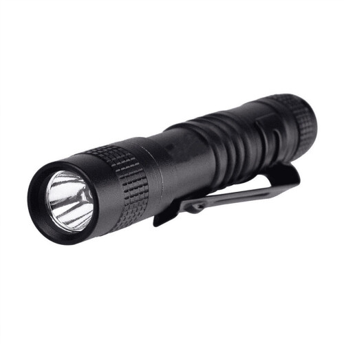 Lanterna de caneta 5X Super Pequena Mini AAA XPE-R3LED com clipe de cinto 1