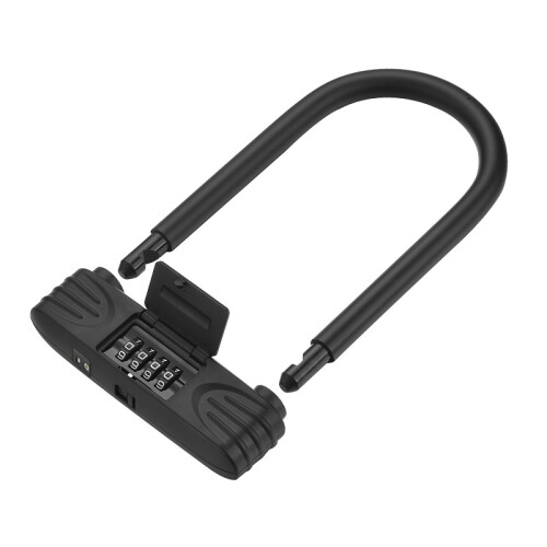 U-Lock για ασφάλεια ποδηλάτου, ανθεκτική αντικλεπτική κλειδαριά συνδυασμού 4 ψηφίων
